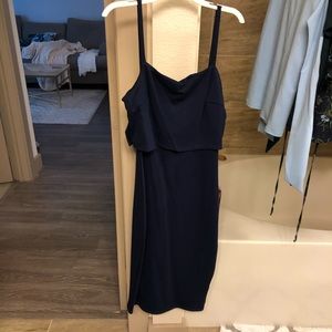 Navy Midi Dress